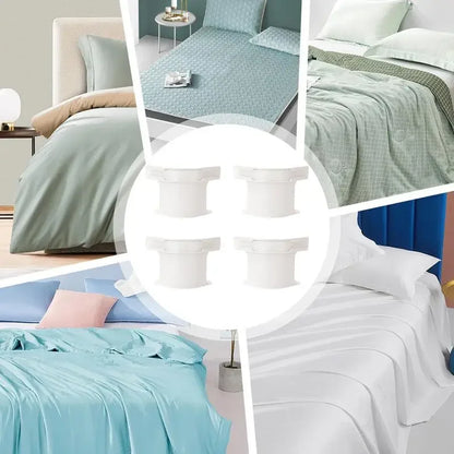Adjustable Bed Sheet Corner Grippers – Non-Slip Mattress Straps for All Bed Sizes | Secure,  Heavy-Duty Sheet Holders for Home, Dorm, & Travel Use