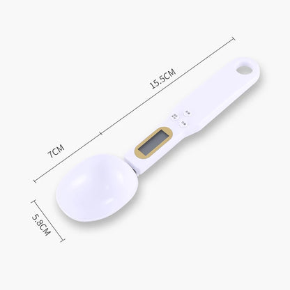 Mini Digital Spoon Scale – Precision LCD Measuring Tool for Baking, Coffee, & Kitchen Use (0.1g–500g)