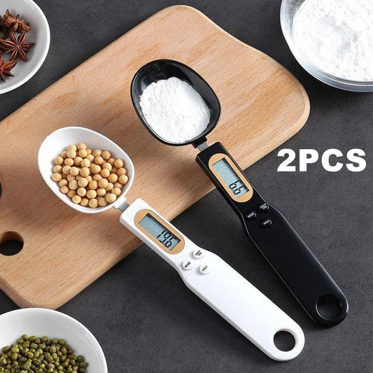 Mini Digital Spoon Scale – Precision LCD Measuring Tool for Baking, Coffee, & Kitchen Use (0.1g–500g)